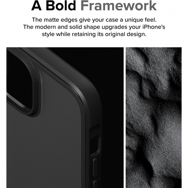 Rin gke Fusion Bold Apple iPhone 15 Klf-Matte Black