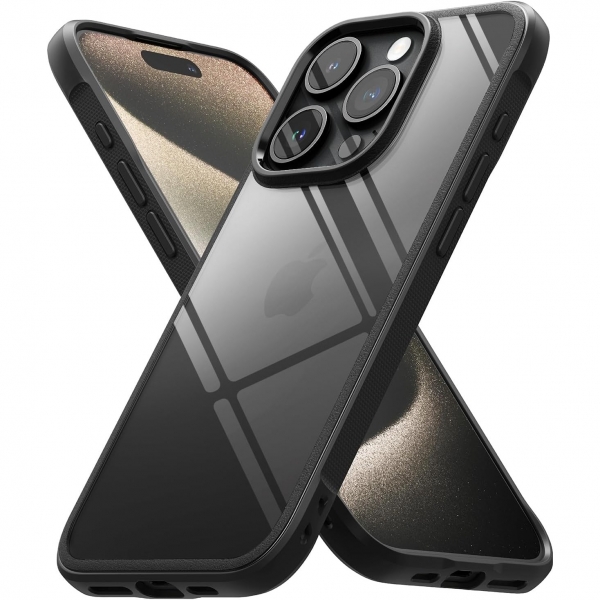 Rin gke Fusion Bold Serisi Apple iPhone 15 Pro Klf-Black