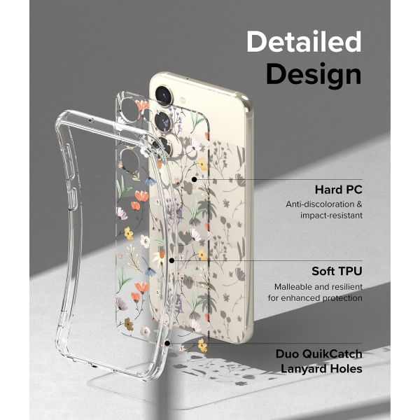 Rin gke Fusion Design Galaxy S23 Plus Klf-Dry Flowers