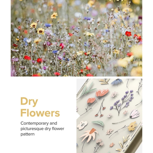 Rin gke Fusion Design Galaxy S23 Plus Klf-Dry Flowers