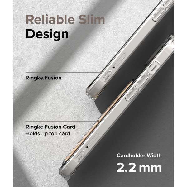 Rin gke Fusion Card Apple iPhone 15 Czdan Klf