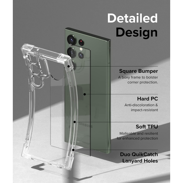 Rin gke Fusion Design Galaxy S23 Ultra effaf Klf-Clear