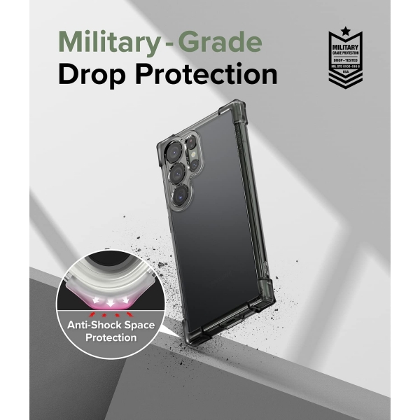 Rin gke Fusion Design Galaxy S23 Ultra effaf Klf-Matte Smoke Black