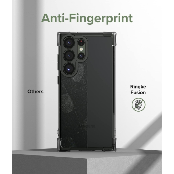 Rin gke Fusion Design Galaxy S23 Ultra effaf Klf-Matte Smoke Black