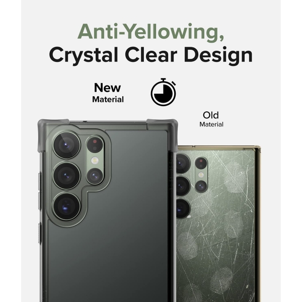 Rin gke Fusion Design Galaxy S23 Ultra effaf Klf-Matte Smoke Black
