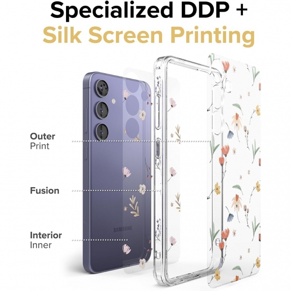 Rin gke Fusion Design Galaxy S24 Klf-Dry Flowers