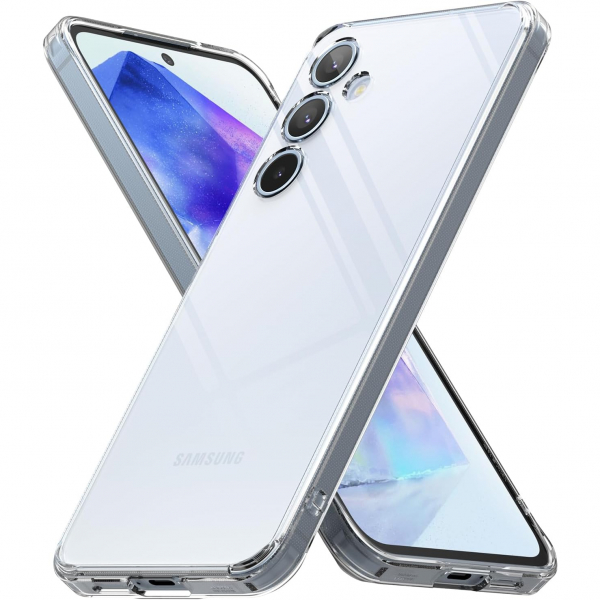 Rin gke Fusion Galaxy A55 Darbeye Dayankl Klf -Clear