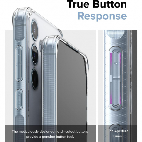 Rin gke Fusion Galaxy A55 Darbeye Dayankl Klf -Matte Clear