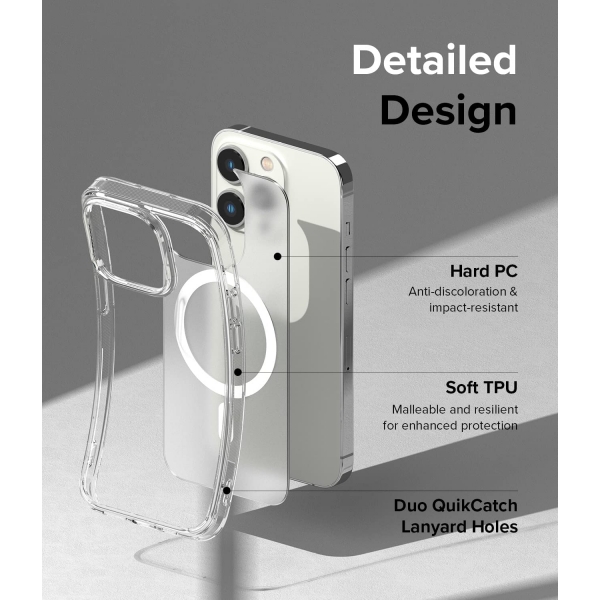 Ringke Fusion Manyetik Serisi iPhone 14 Pro effaf Klf