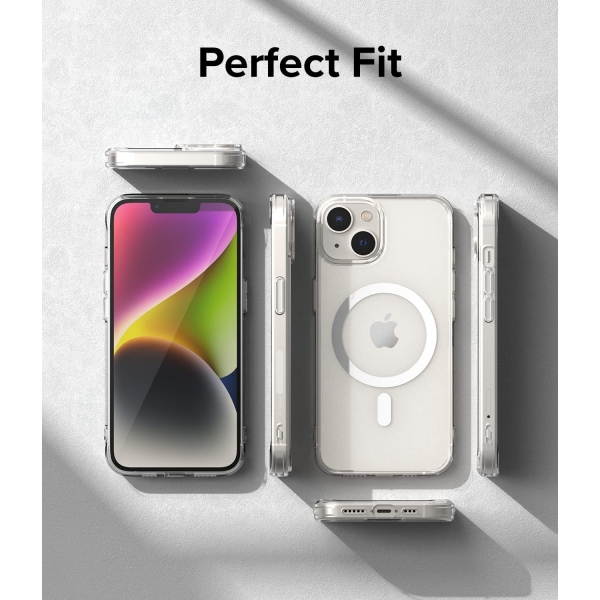 Rin gke Fusion Manyetik iPhone 14 effaf Klf