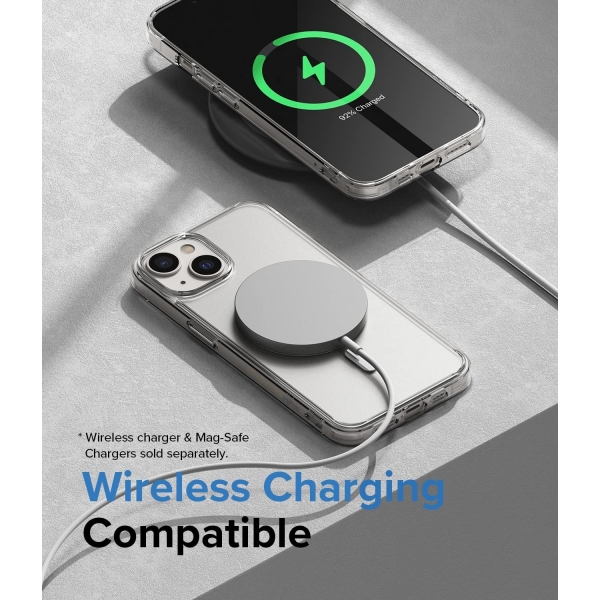 Rin gke Fusion Manyetik iPhone 14 effaf Klf