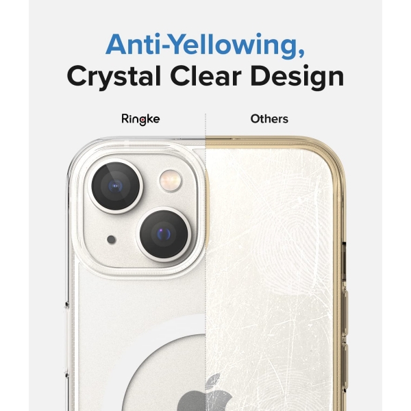 Rin gke Fusion Manyetik iPhone 14 effaf Klf