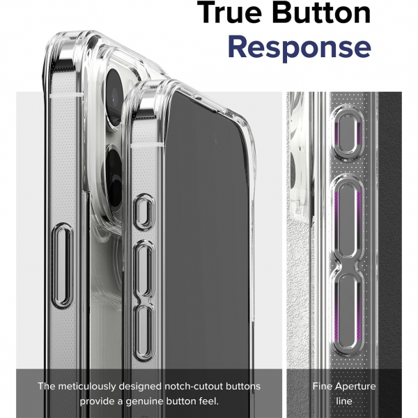 Rin gke Fusion Apple iPhone 15 Pro effaf Klf-Clear