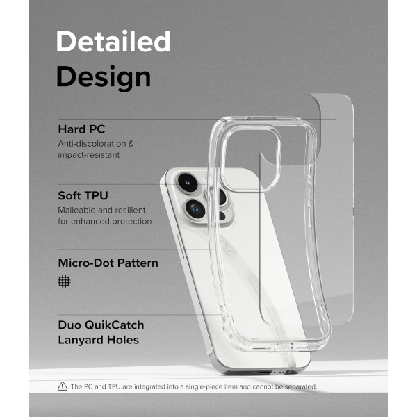 Rin gke Fusion Apple iPhone 15 Pro effaf Klf-Clear