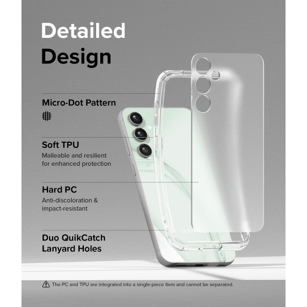Rin gke Fusion Galaxy S23 FE Klf -Matte Clear