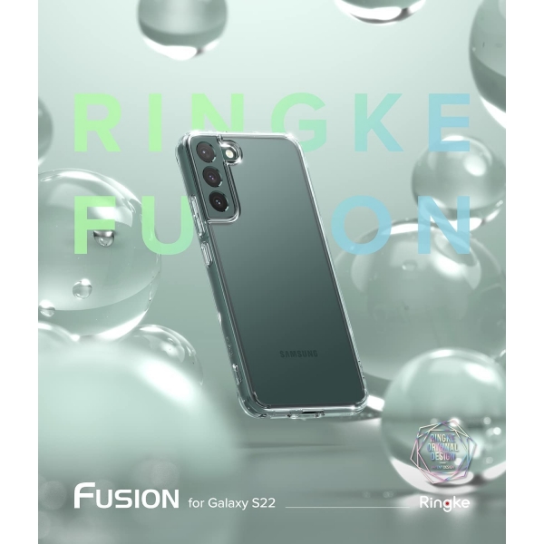 Ringke Fusion Serisi Samsung Galaxy S22  Kılıf-Clear