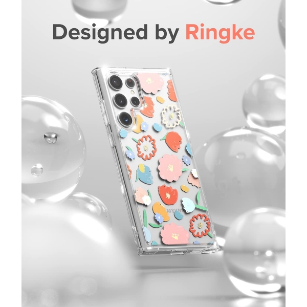 Rin gke Fusion Samsung Galaxy S22 Ultra Klf -Floral
