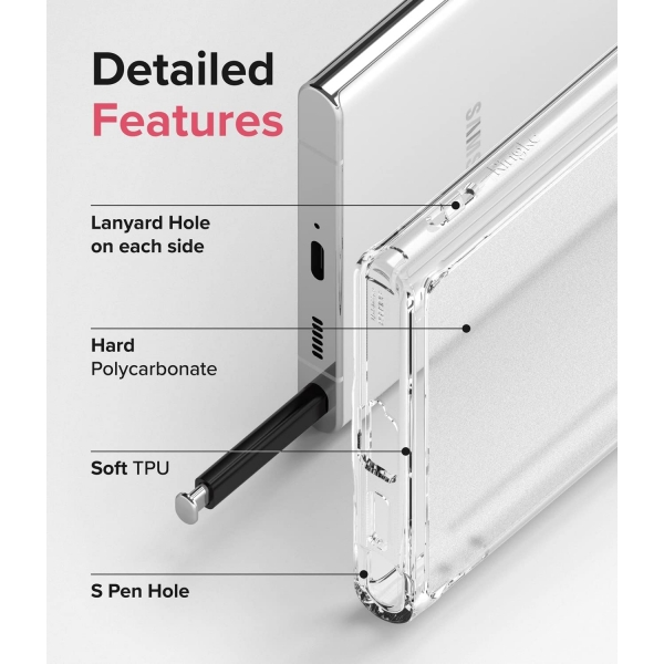 Rin gke Fusion Samsung Galaxy S22 Ultra Klf -Matte Clear