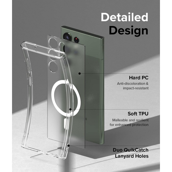 Ringke Fusion Serisi Samsung Galaxy S23 Ultra MagSafe Uyumlu Klf 