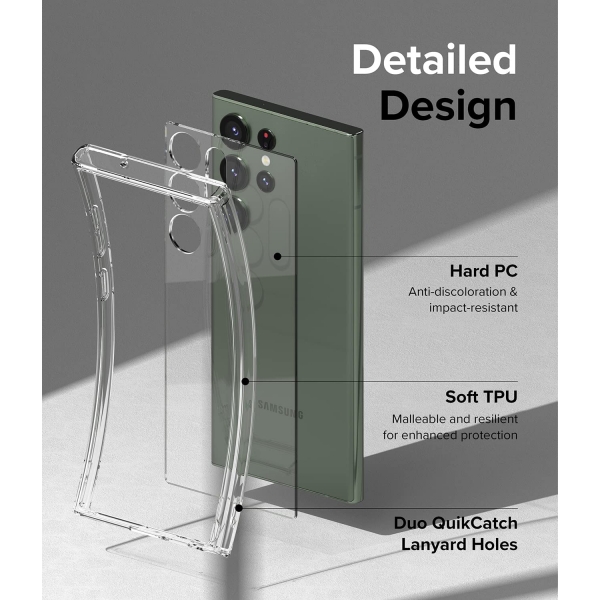 Rin gke Fusion Samsung Galaxy S23 Ultra Klf -Clear