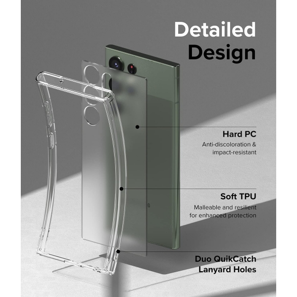 Rin gke Fusion Samsung Galaxy S23 Ultra Klf -Matte Clear