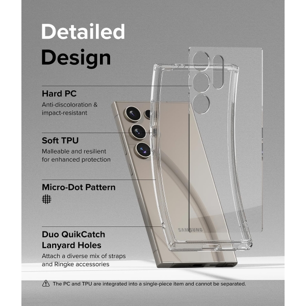 Rin gke Fusion Samsung Galaxy S24 Ultra Klf -Clear