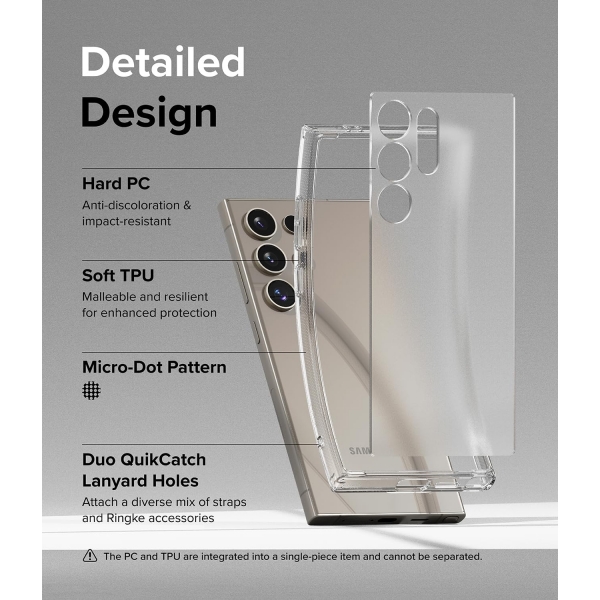 Rin gke Fusion Samsung Galaxy S24 Ultra Klf -Matte Clear