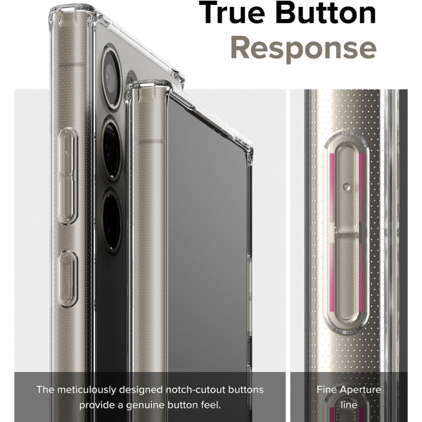 Ringke Fusion Serisi Samsung Galaxy S24 Ultra Klf -Matte Clear