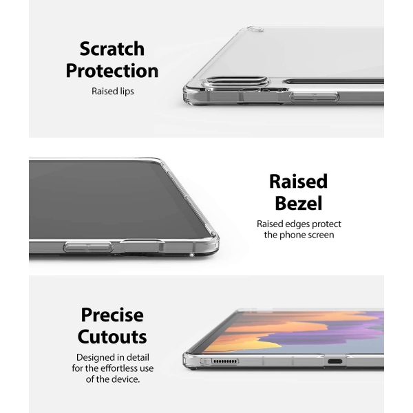 Rin gke Fusion Blmeli Samsung Tab S8 Klf-Clear