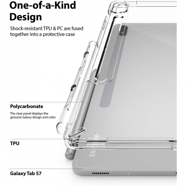 Rin gke Fusion Blmeli Samsung Tab S8 Klf-Clear