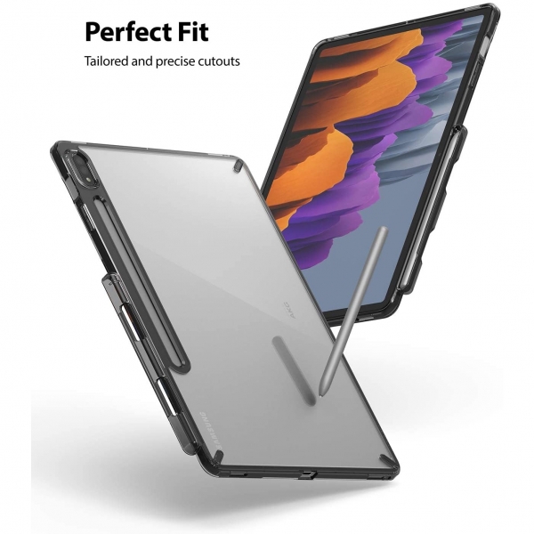 Rin gke Fusion Blmeli Samsung Tab S8 Klf-Smoke Black