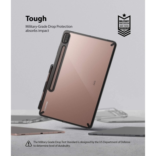 Ringke Fusion Serisi Samsung Galaxy Tab S8 Plus Klf-Smoke Black