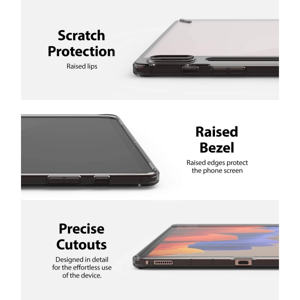 Ringke Fusion Serisi Samsung Galaxy Tab S8 Plus Klf-Smoke Black