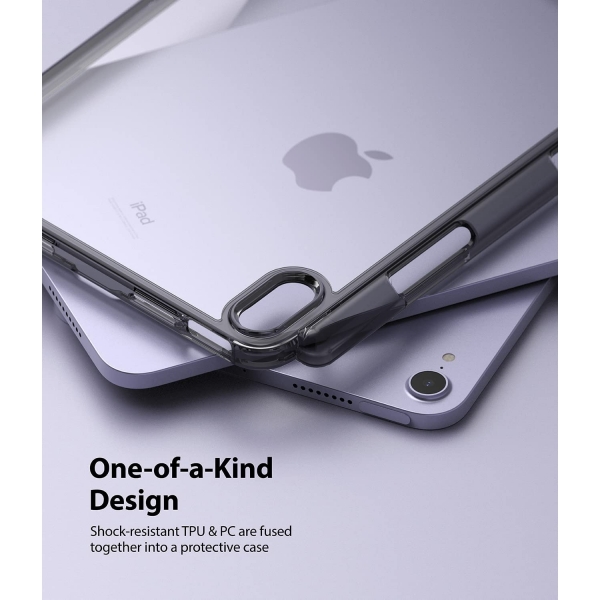 Rin gke Fusion iPad Mini 6 Kalem Blmeli Klf-Black