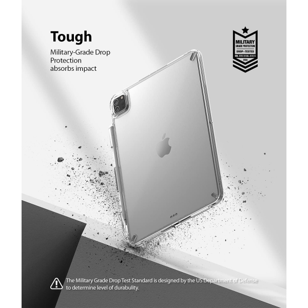 Ringke Fusion Serisi iPad Pro Kalem Blmeli Klf (11 in)-Clear