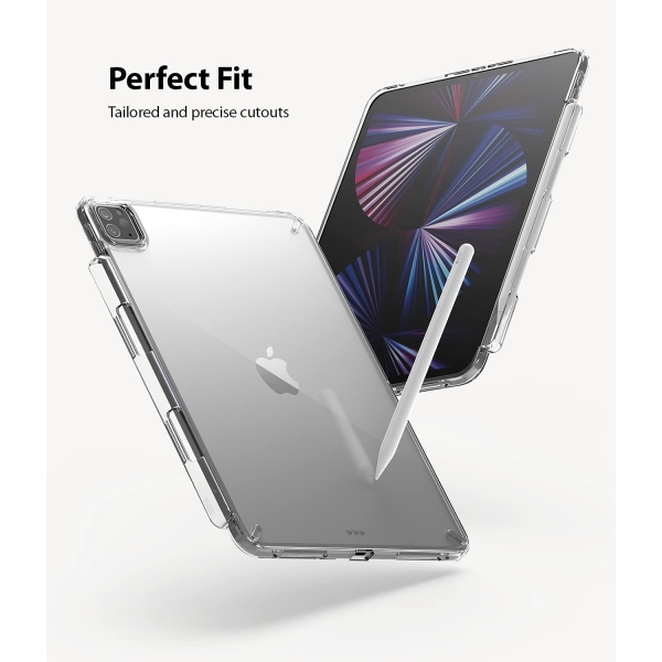 Rin gke Fusion iPad Pro Kalem Blmeli Klf (11 in)-Clear
