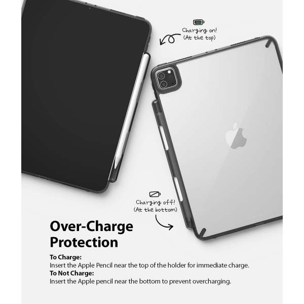 Rin gke Fusion iPad Pro Kalem Blmeli Klf (11 in)-Black