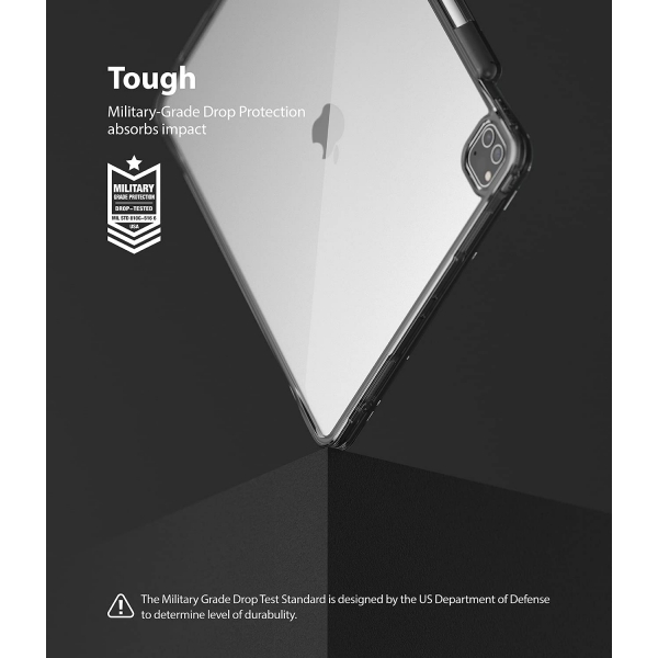 Rin gke Fusion iPad Pro Kalem Blmeli Klf (12.9 in)-Black