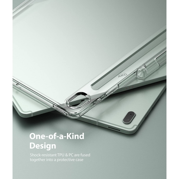Rin gke Fusion iPad Pro Kalem Blmeli Klf (12.9 in)-Clear
