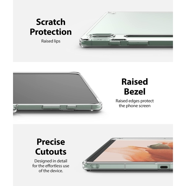 Rin gke Fusion iPad Pro Kalem Blmeli Klf (12.9 in)-Clear