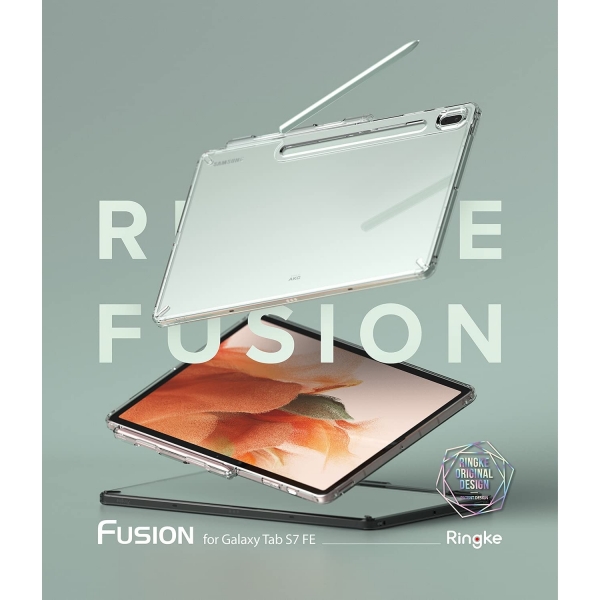 Rin gke Fusion iPad Pro Kalem Blmeli Klf (12.9 in)-Clear