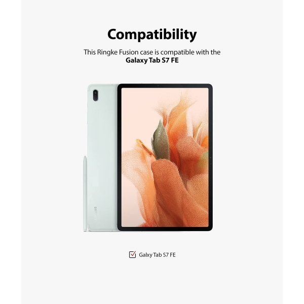Rin gke Fusion iPad Pro Kalem Blmeli Klf (12.9 in)-Black