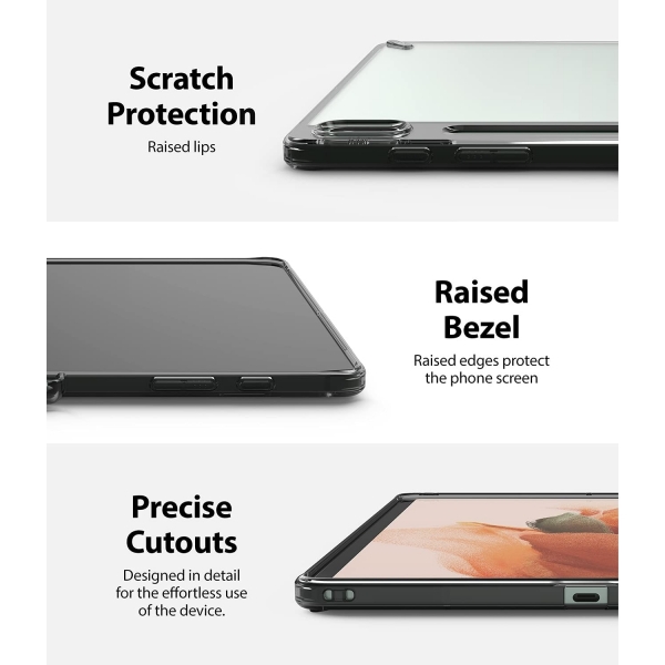 Rin gke Fusion iPad Pro Kalem Blmeli Klf (12.9 in)-Black