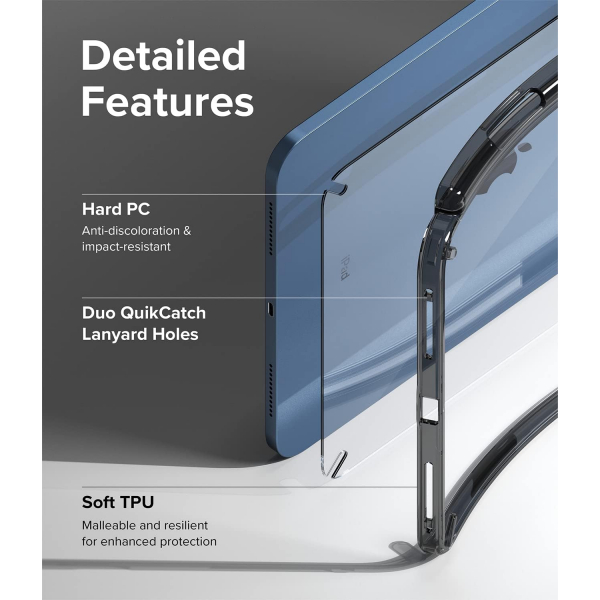 Rin gke Fusion iPad Klf (10.9 in)(10.Nesil)-Smoke Black