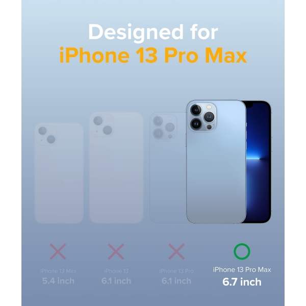 Rin gke Fusion iPhone 13 Pro Max effaf Klf-White Yellow