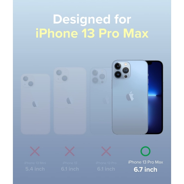 Rin gke Fusion iPhone 13 Pro Max effaf Klf-White Lime Glow