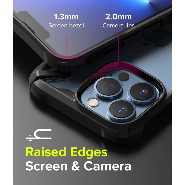 Ringke Fusion-X Serisi iPhone 13 Pro Klf-Black
