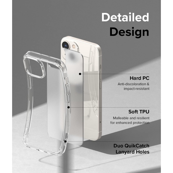 Rin gke Fusion iPhone 14 effaf Klf-Matte Clear
