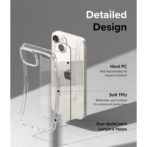 Rin gke Fusion iPhone 14 effaf Klf-Clear