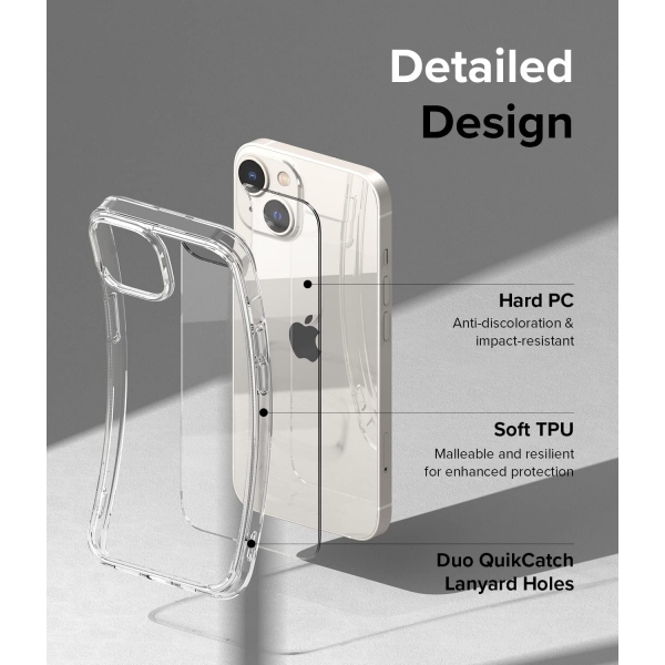Ringke Fusion Serisi iPhone 14 Plus effaf Klf-Clear